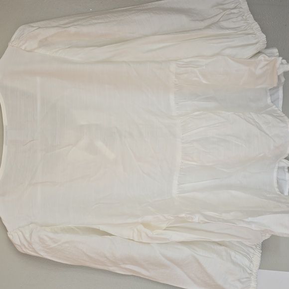 FINAL CLEARANCE A New Day 3/4 Sleeve Tie Front Blouse - Picture 4 of 5